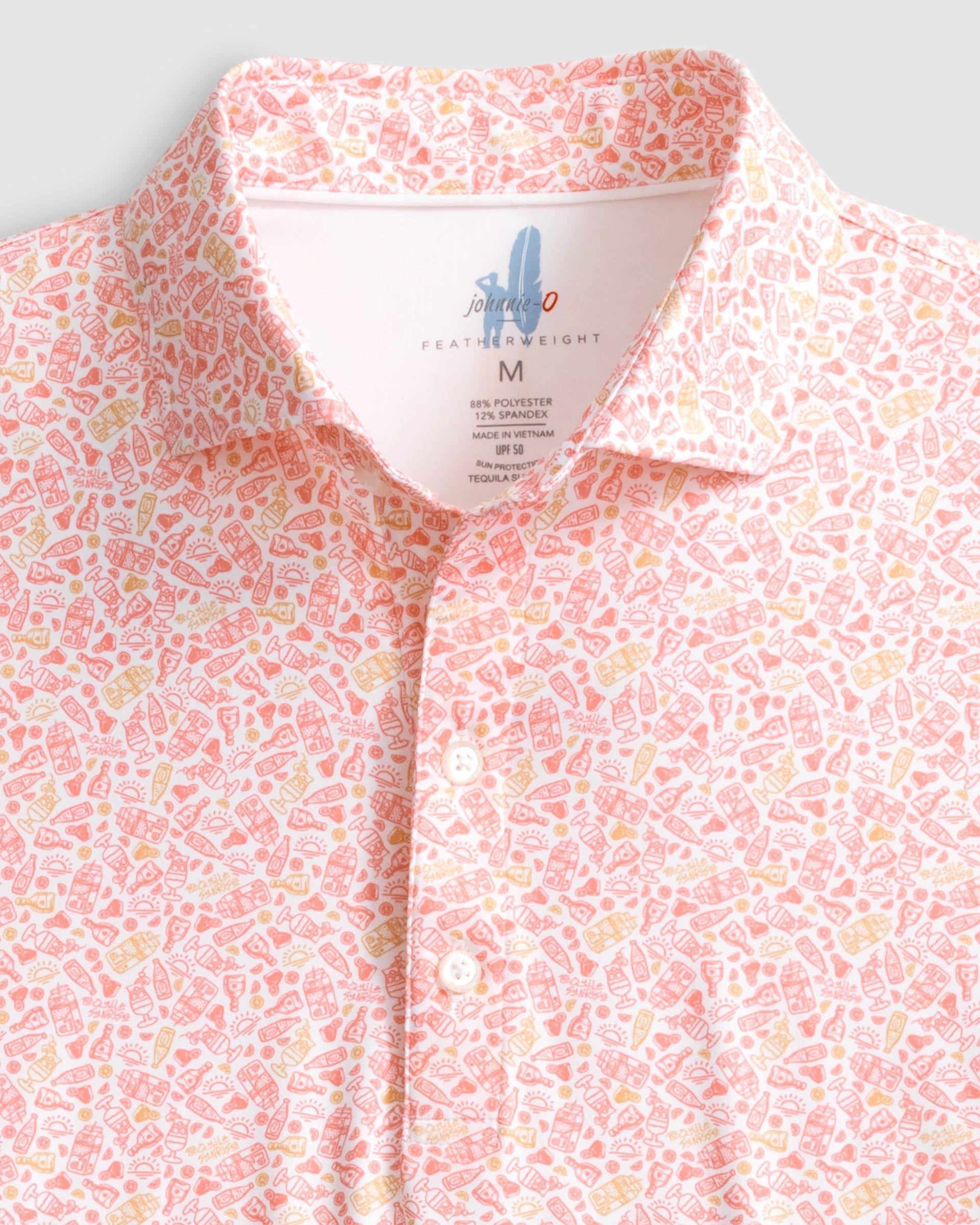 Tequila Sunrise Printed Featherweight Performance Polo Male Product Image