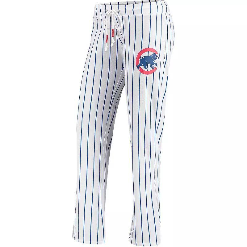 Womens Concepts Sport Chicago Cubs Vigor Pinstripe Sleep Pant Product Image