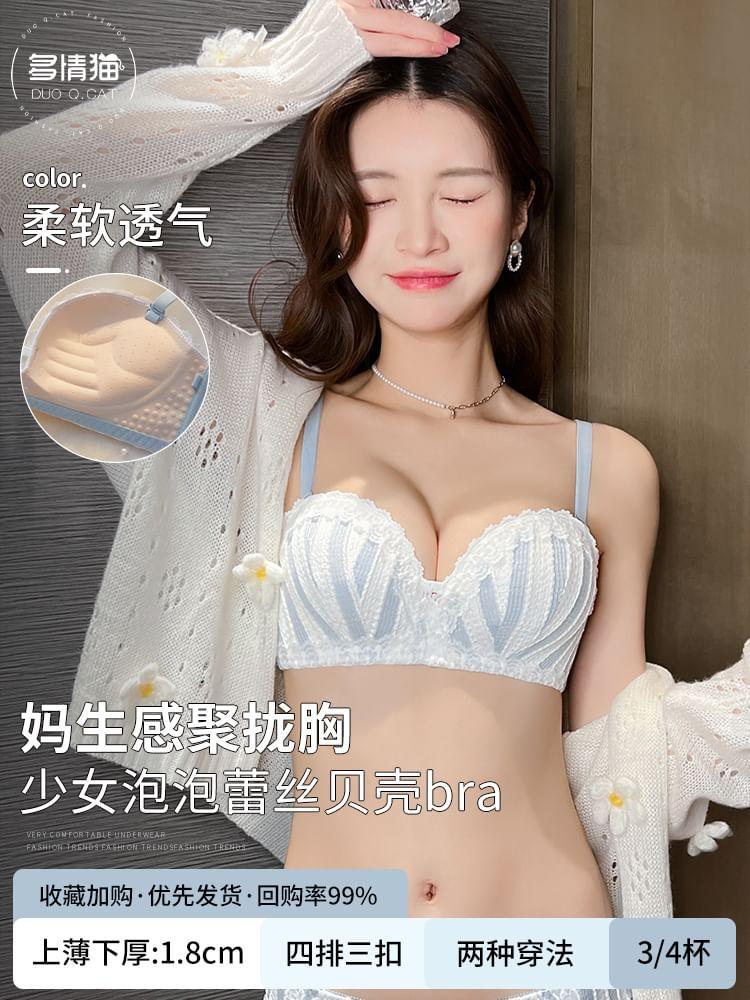 Lace Push Up Bra / Panty / Set Product Image