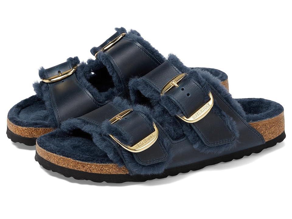 Birkenstock Arizona Big Buckle Shearling (Midnight/Midnight) Women's Shoes Product Image