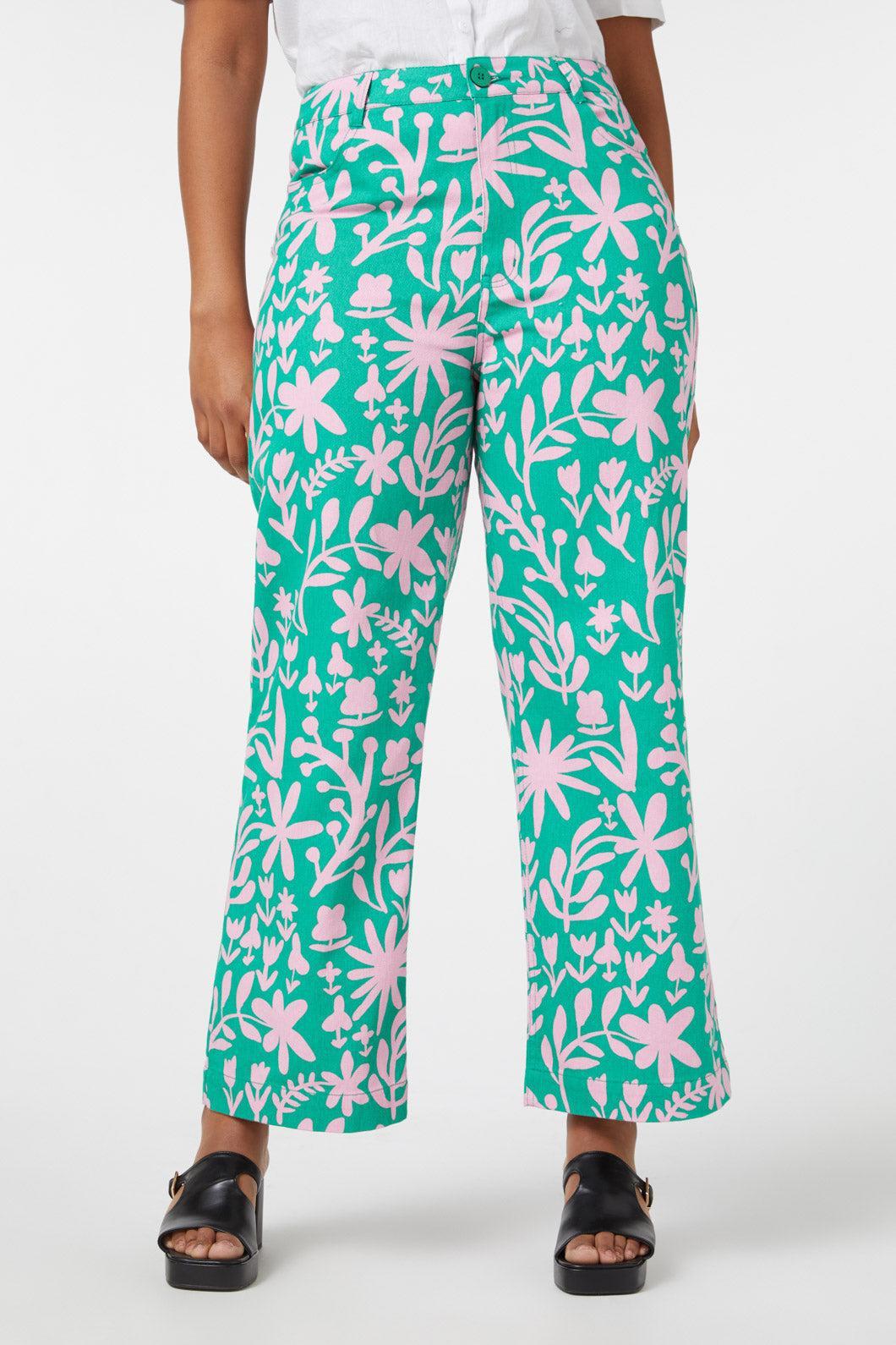 Della Floral Printed Jean Product Image