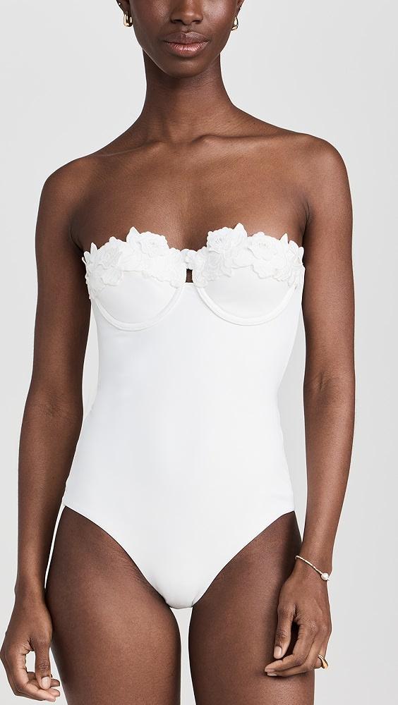 Zimmermann Halliday Embroidery One Piece | Shopbop Product Image