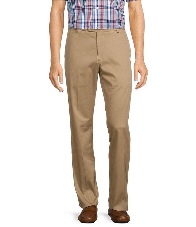 Roundtree & Yorke TravelSmart Ultimate Performance Classic Straight Fit Flat Front Non-Iron Chino Pants Product Image