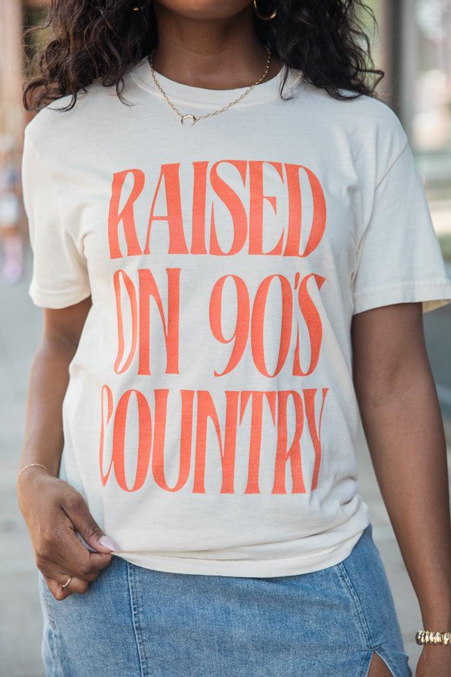 Raised On 90s Country Ivory Comfort Colors Graphic Tee Product Image