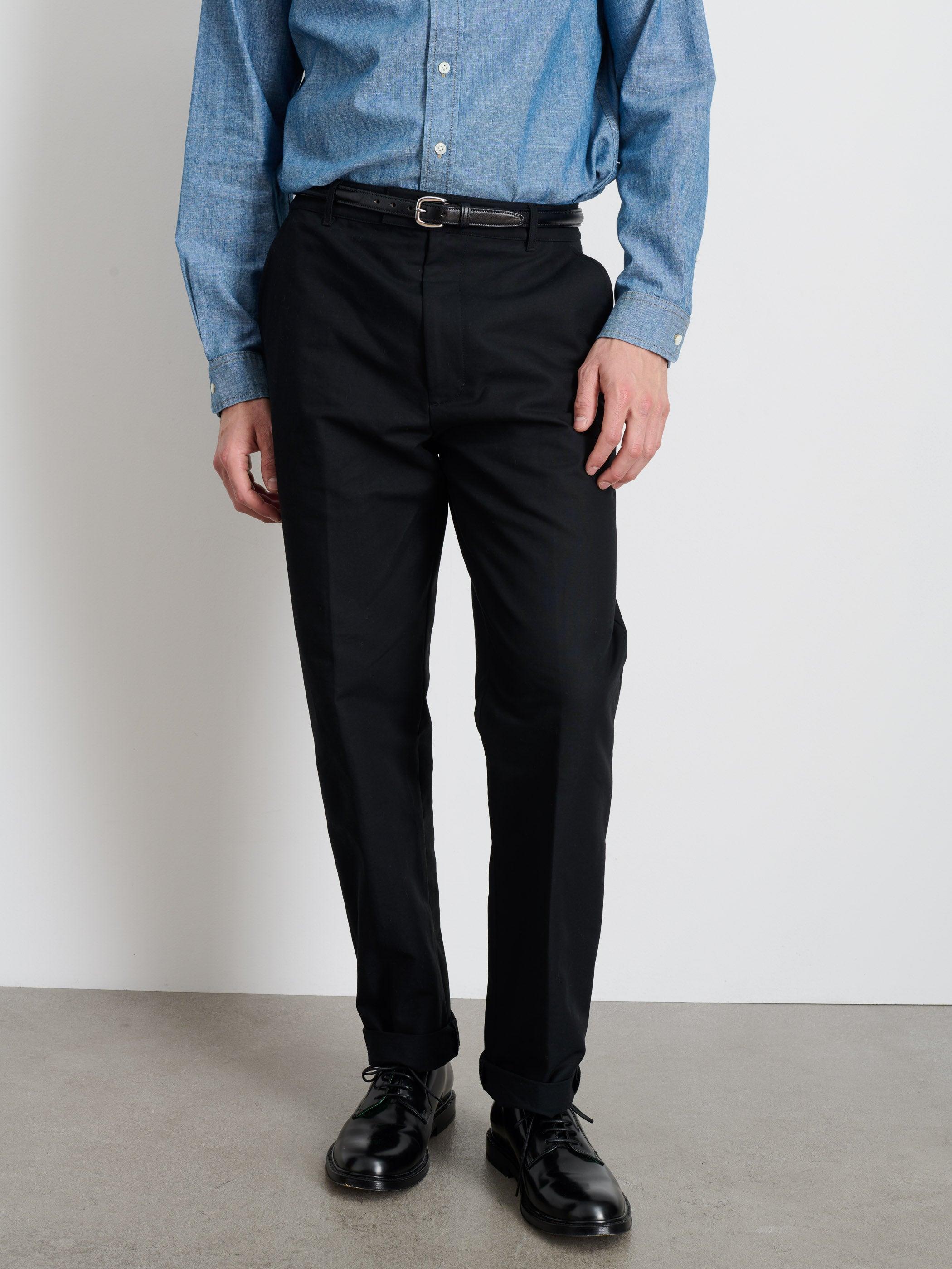 Grant Trouser In Cotton Twill Male Product Image