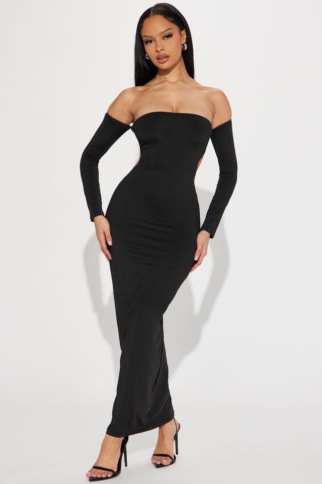 Anaya Maxi Dress - Black Product Image