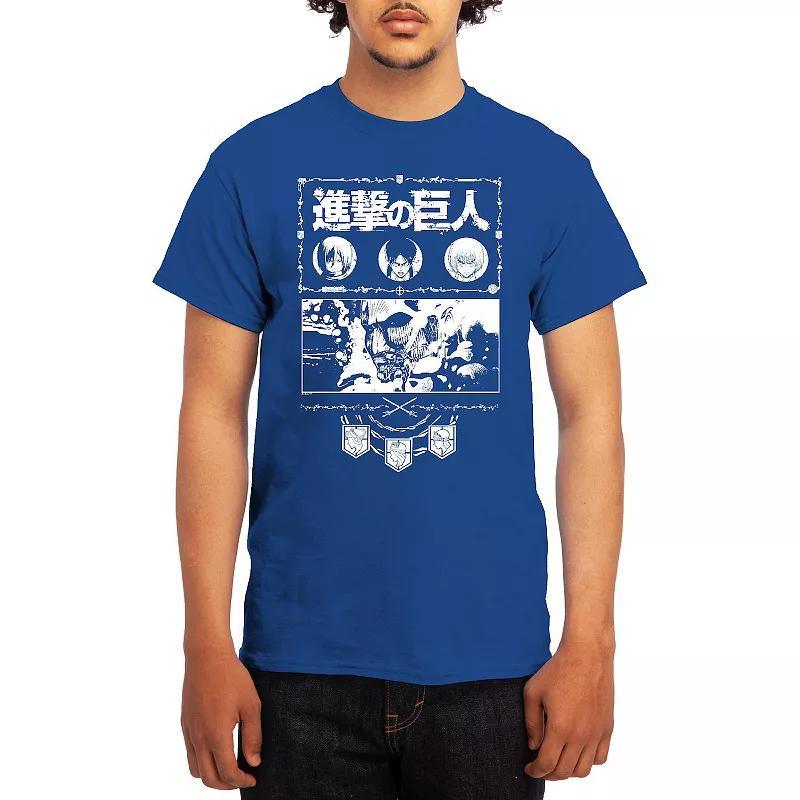 Mens Attack on Titan Tee, Boys Grey Product Image