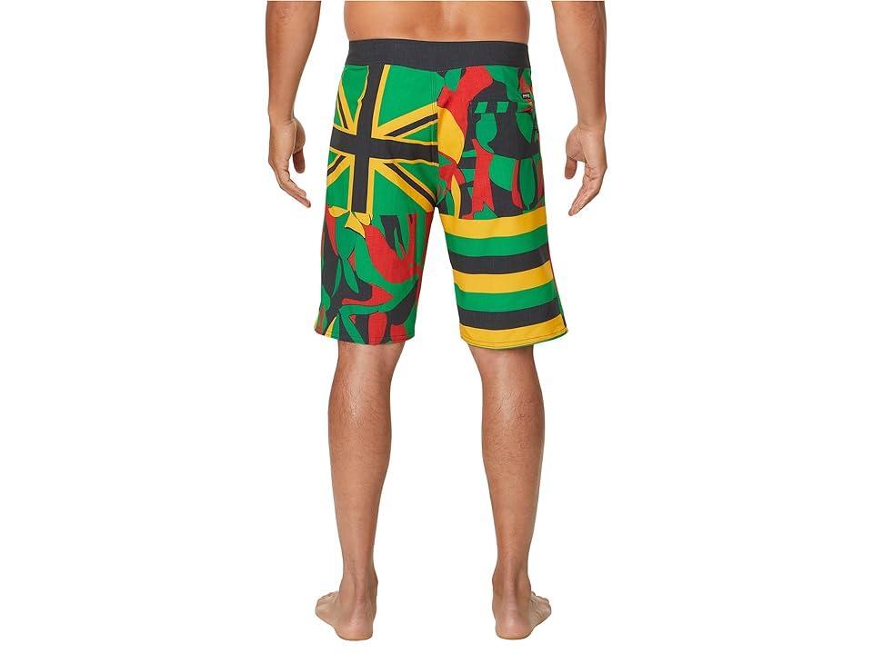 Quiksilver Surfsilk Hawaii Flyer 20 Boardshorts Swim Trunk (Tarmac) Men's Swimwear Product Image