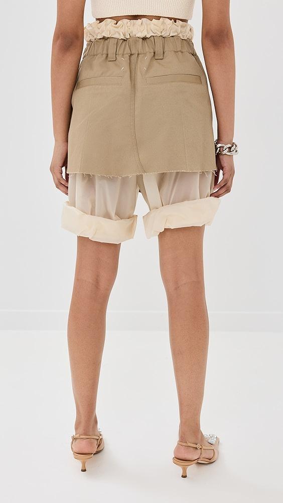 Maison Margiela Twill Shorts | Shopbop Product Image