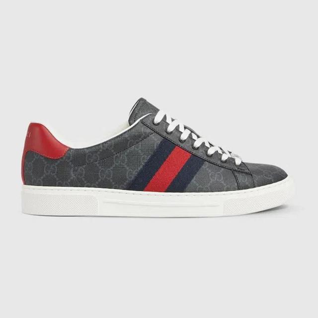 GUCCI Ace Herrensneaker Mit Web In Black Product Image