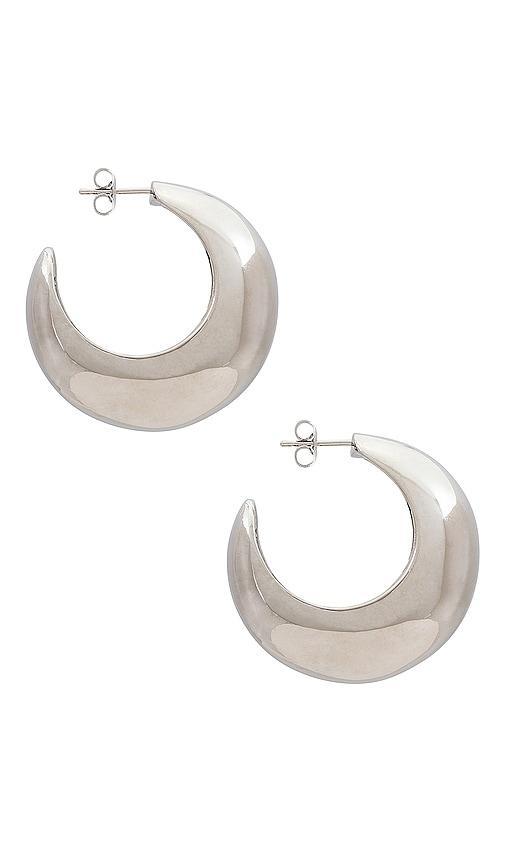 Isabel Marant Boucle D'oreill Earrings in Metallic Gold. Product Image