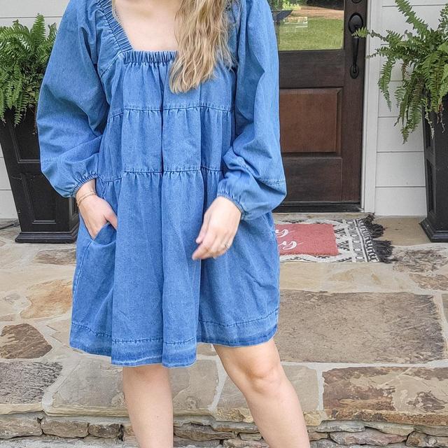 Daisy Mae Denim Dress (Small to Large) Product Image