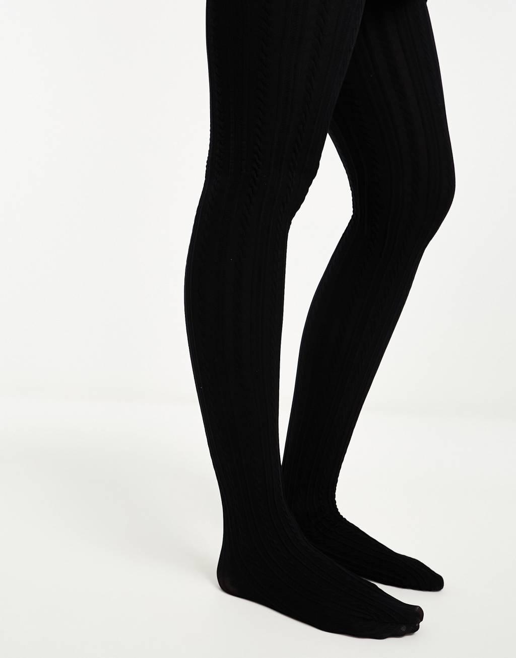 My Accessories London cable knit tights Product Image