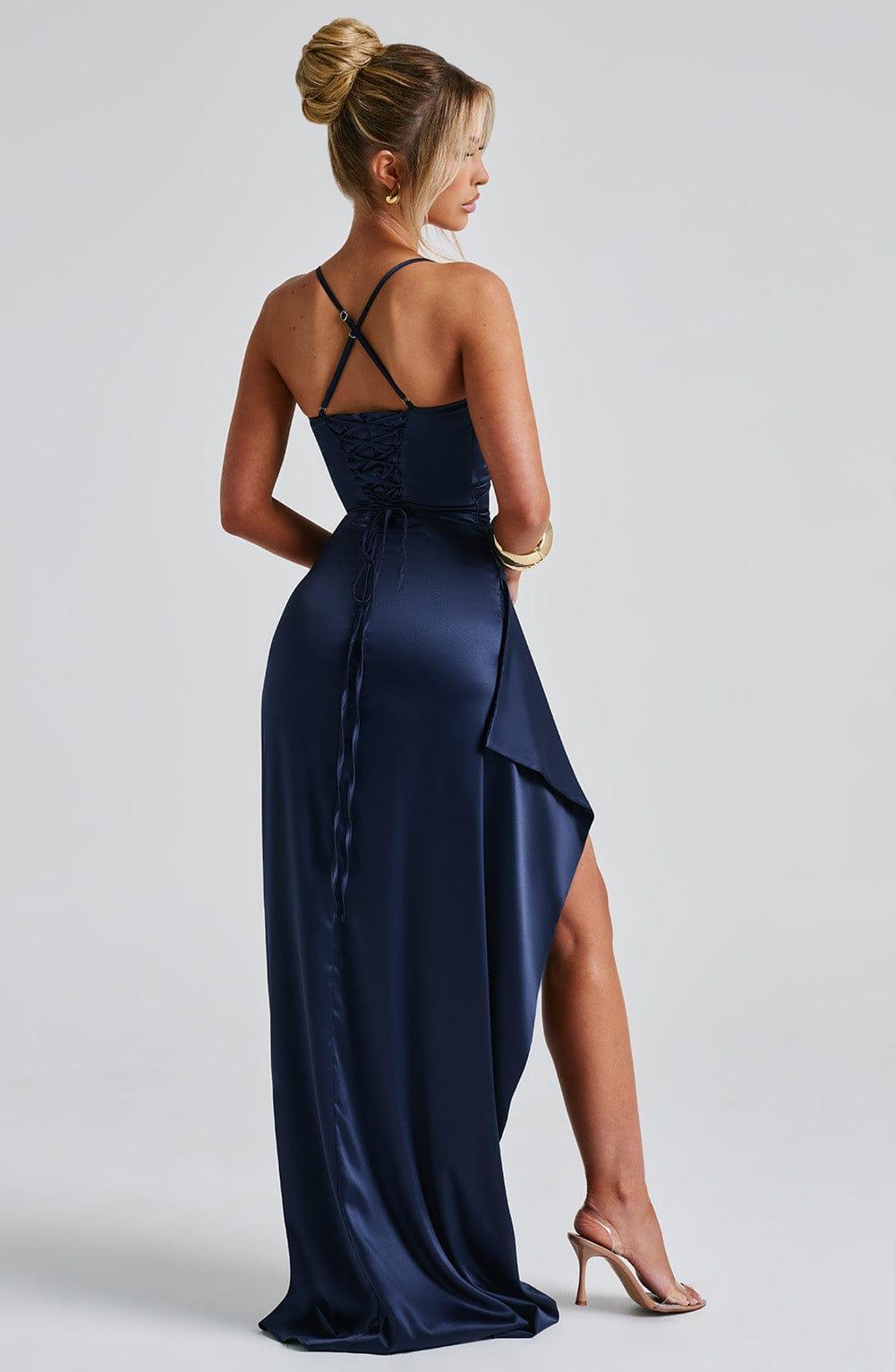 Helen Maxi Dress - Navy Product Image