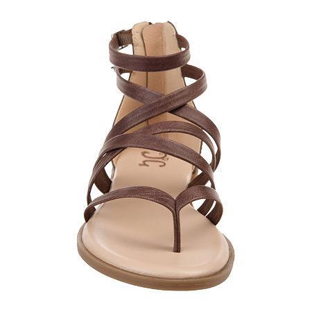 Journee Collection Zailie Womens Gladiator Sandals Pink Product Image