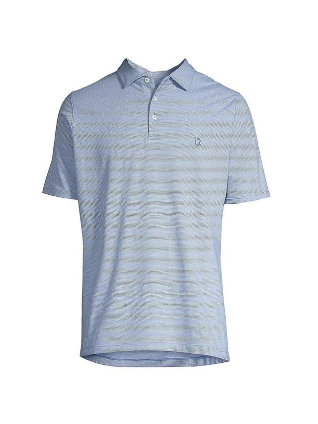 Mens Vin Micro Striped Polo Shirt Product Image