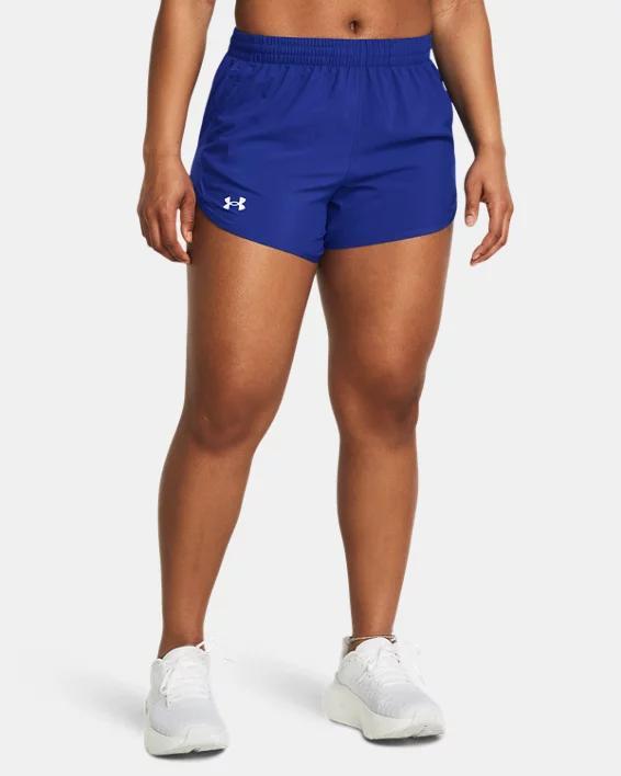 Womens Under Armour Fly-By Shorts Green Green Product Image