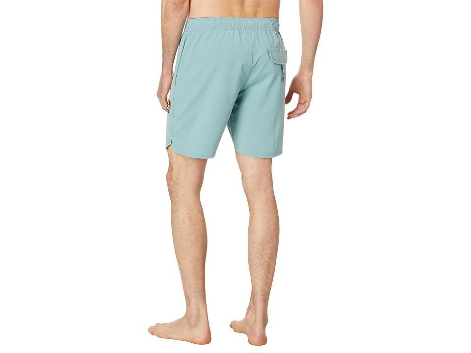 VISSLA Solid Sets 17.5 Ecolastic Trunks (Stone ) Men's Swimwear Product Image