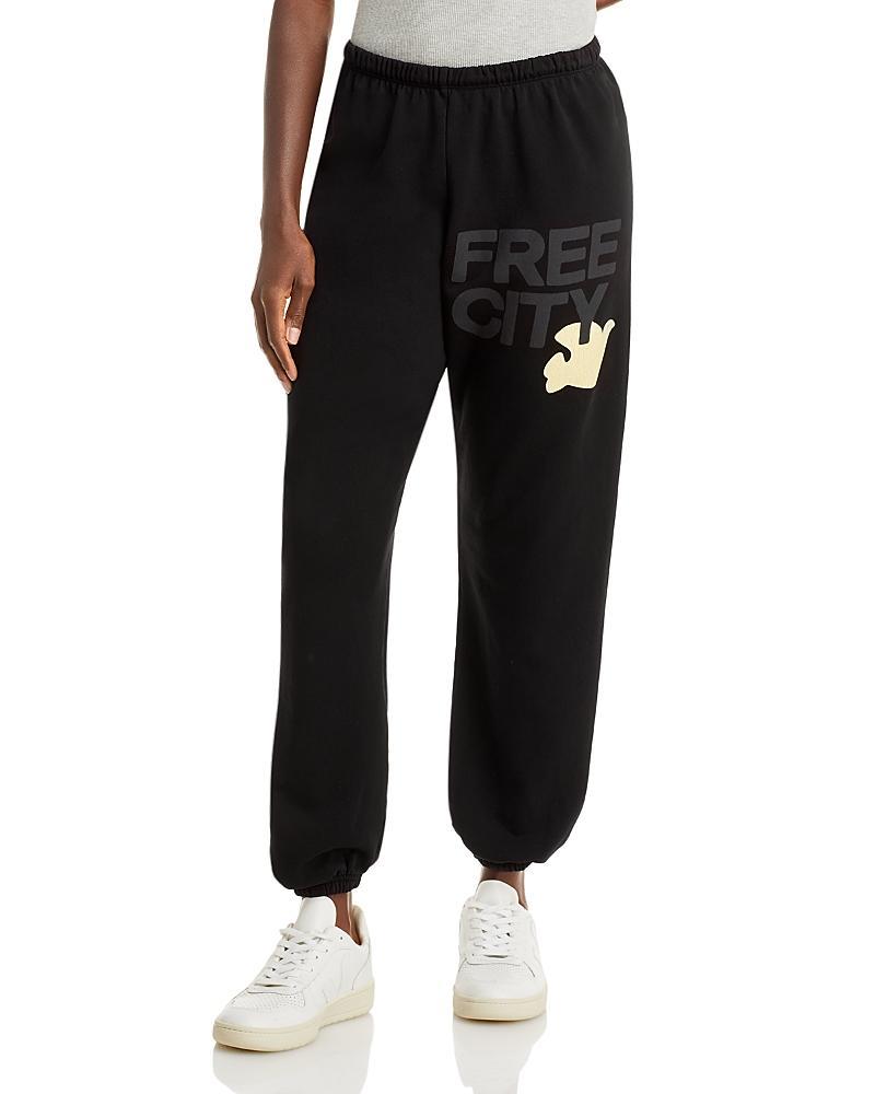 Womens Logo Cotton Sweatpants Product Image