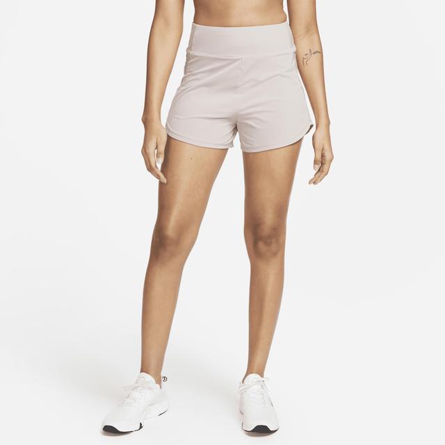 Nike Womens Bliss Dri-FIT Fitness High-Waisted 3 Brief-Lined Shorts Product Image