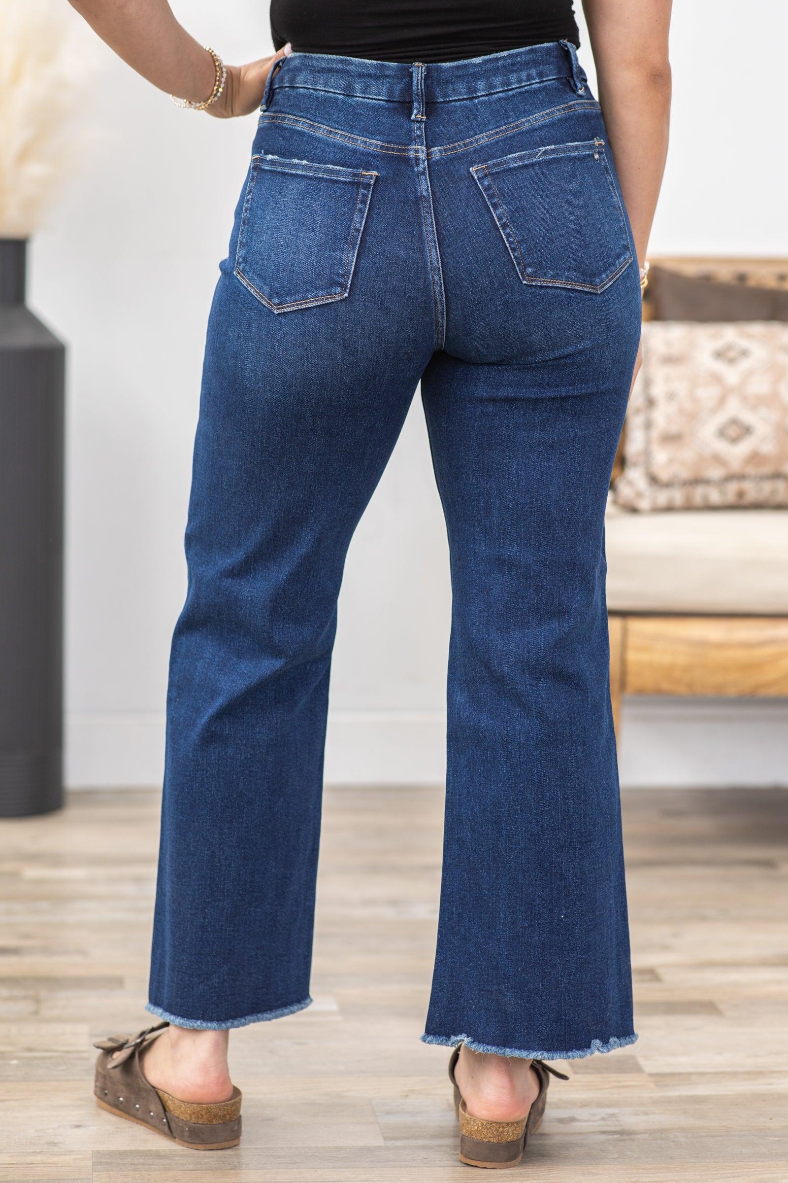 Mica Stretch Super High Rise Wide Leg Jeans Product Image