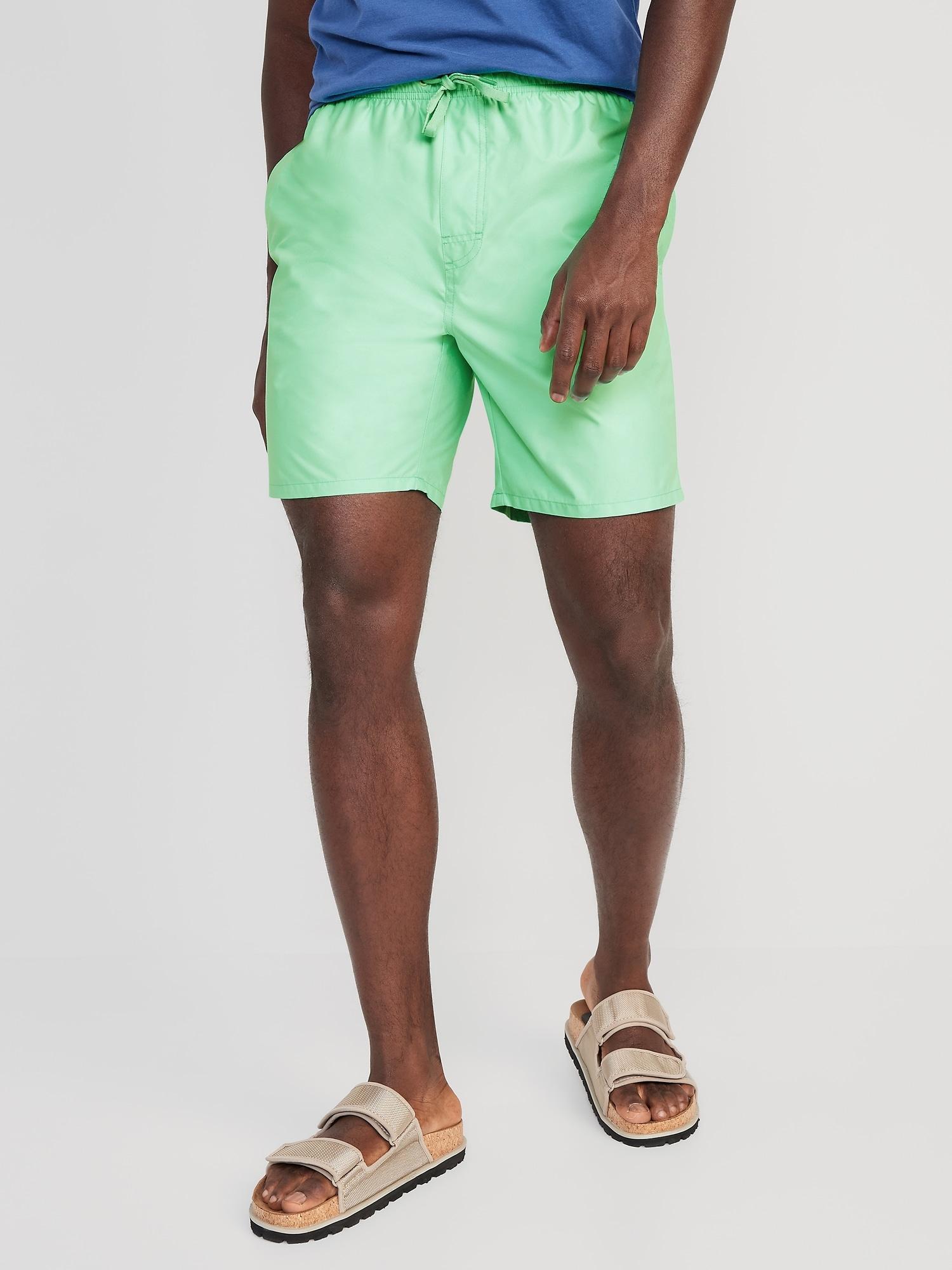 Solid Swim Trunks for Men -- 7-inch inseam Product Image