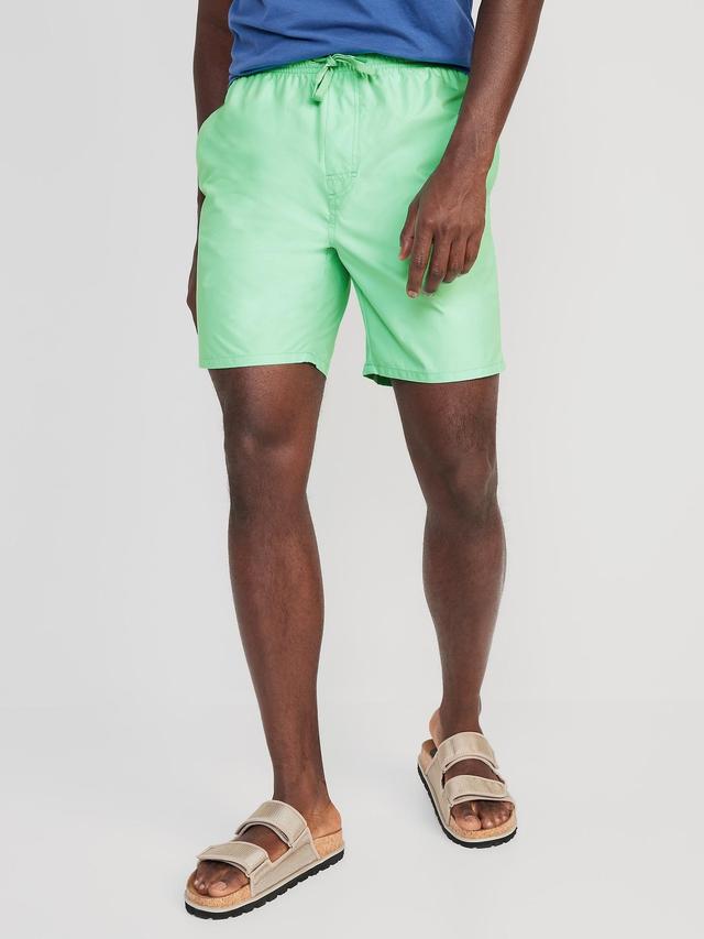 Solid Swim Trunks -- 7-inch inseam Product Image