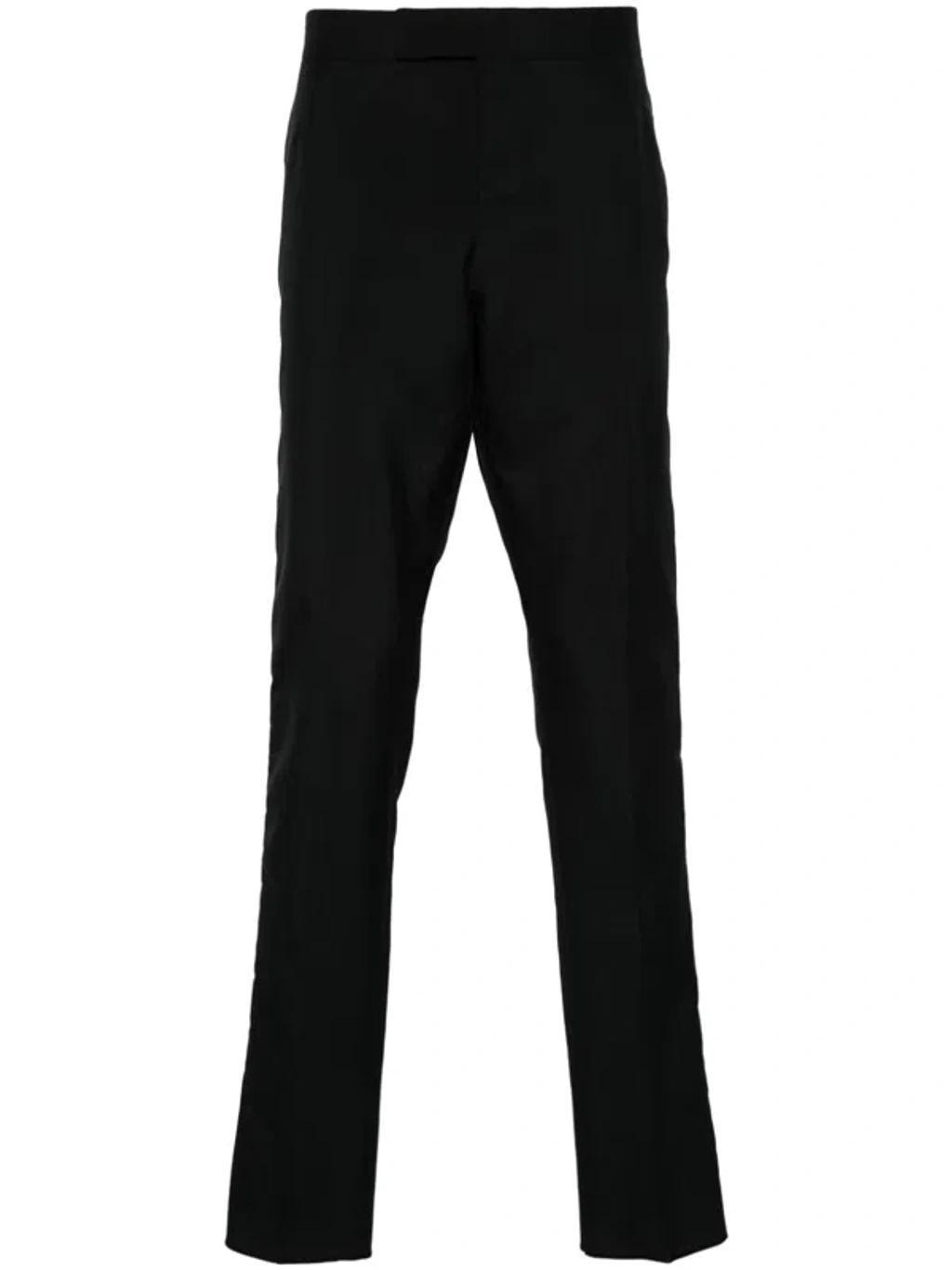 THOM BROWNE Skinny Trousers In Black product image