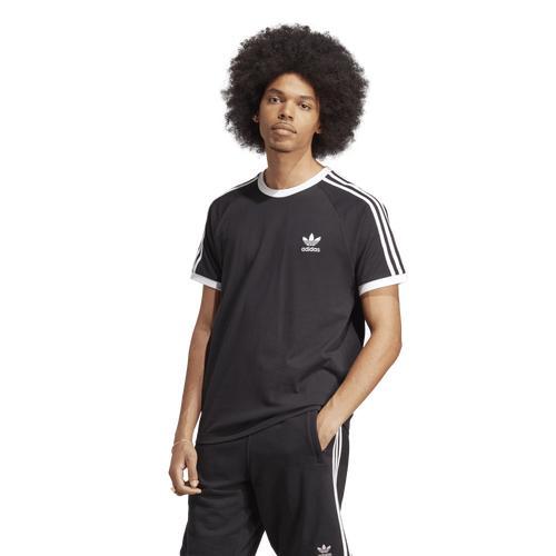 adidas Originals Mens 3 Stripes T-Shirt - White/Black Product Image