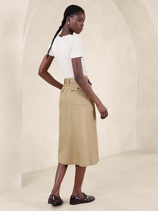 Utility Pocket Midi Skirt Product Image