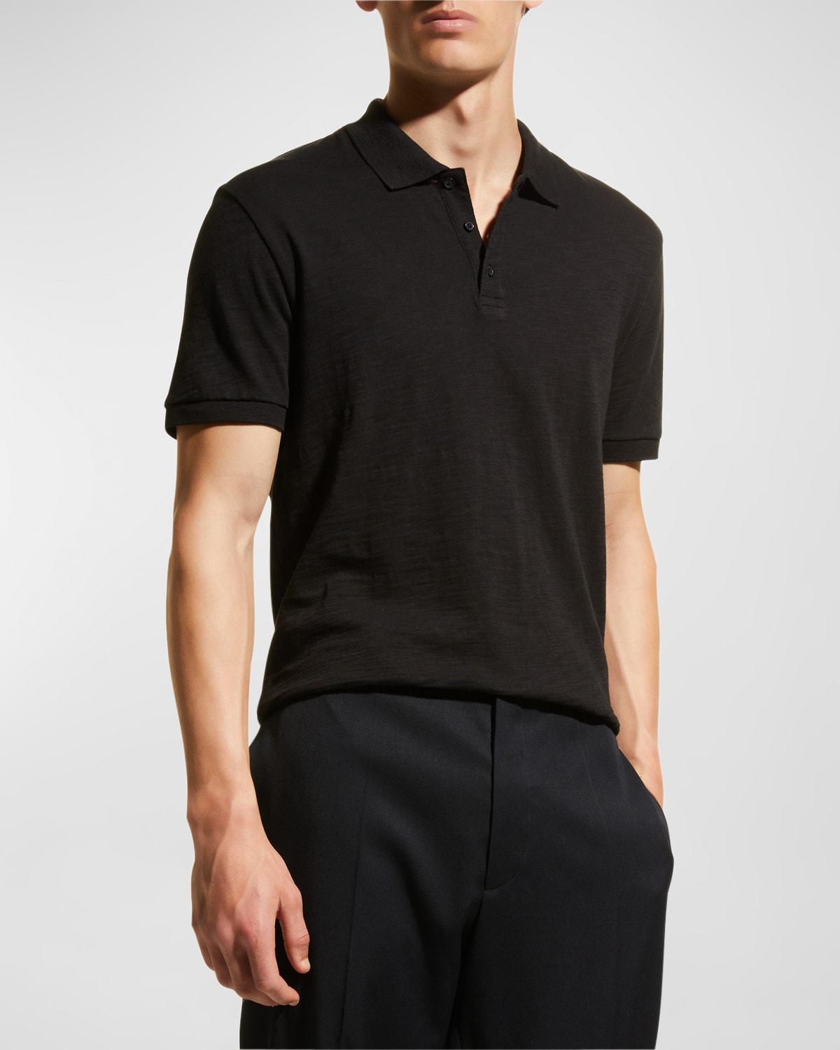 Vince Regular Fit Slub Jersey Polo Product Image