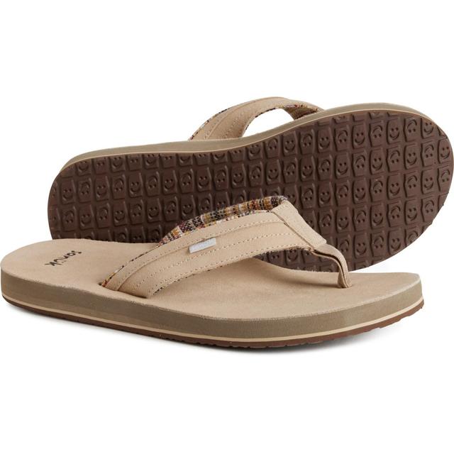 Sanuk Ziggy ST Flip-Flops - Suede (For Men) Product Image