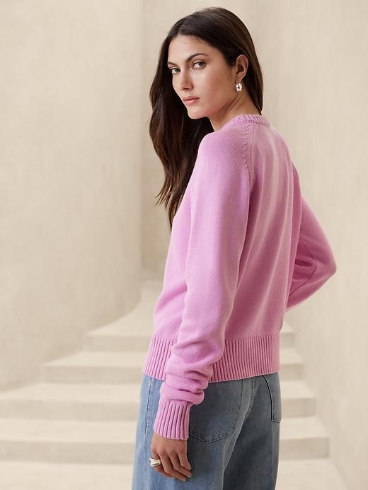 Demi Cotton-Silk Sweater Product Image