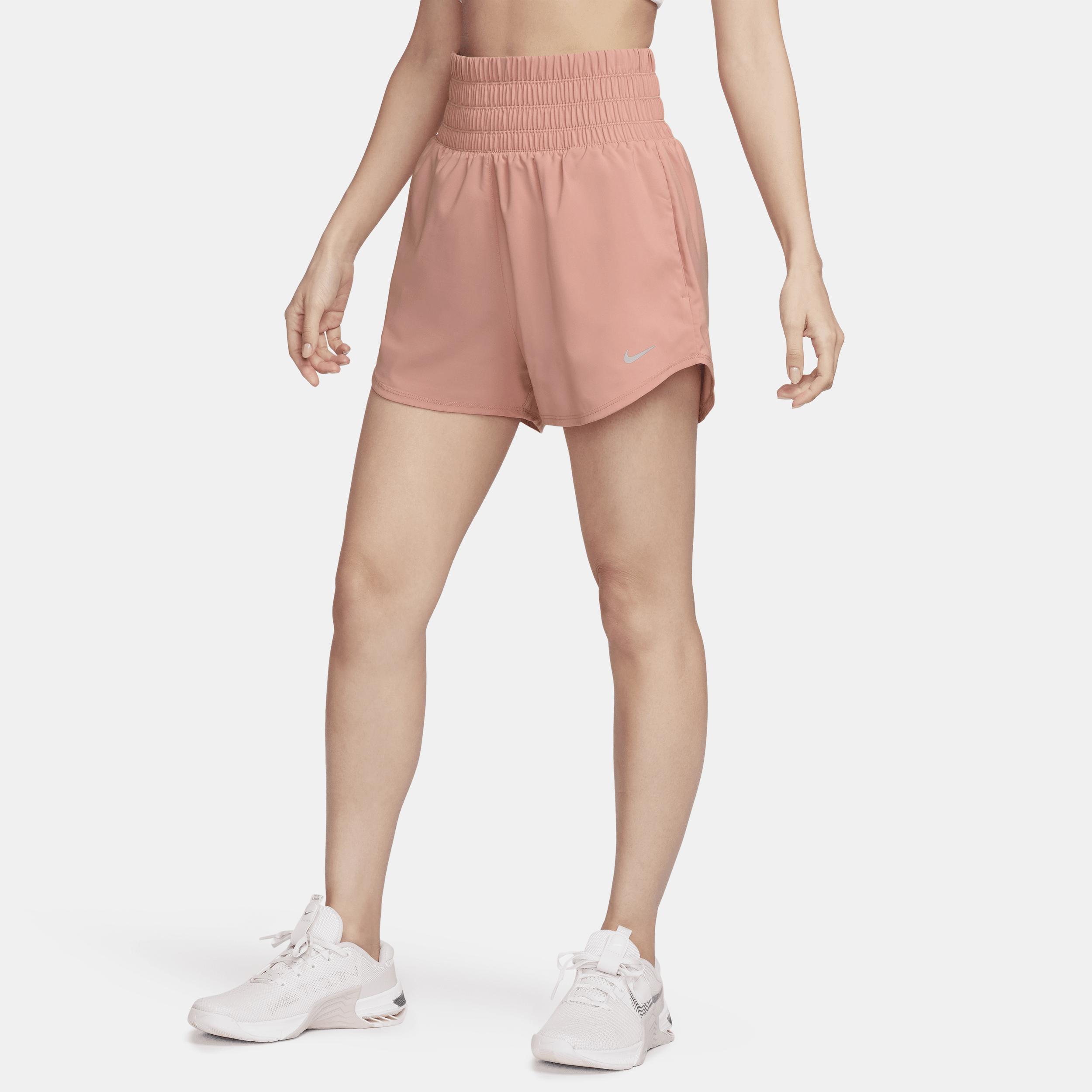 Nike Women's One Dri-FIT Ultra High-Waisted 3" Brief-Lined Shorts Product Image