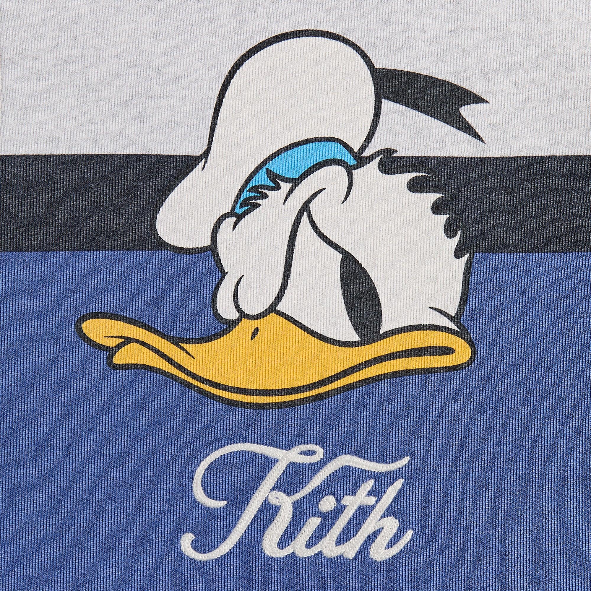 Disney | Kith for Donald Duck Quarter Zip Fleece Wyona Sweatshirt - Light Heather Grey Male Product Image