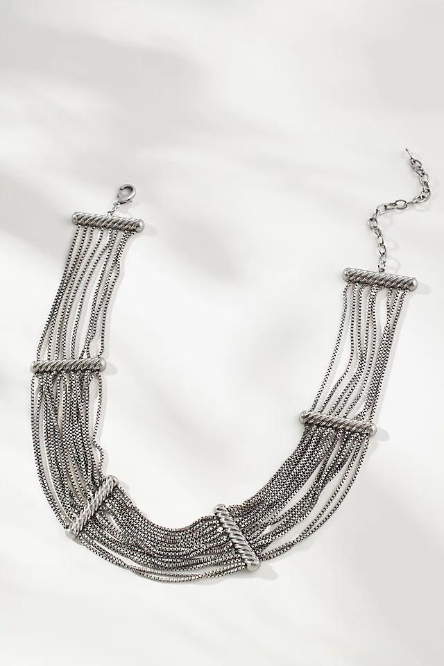 Layered Slinky Collar Necklace product image