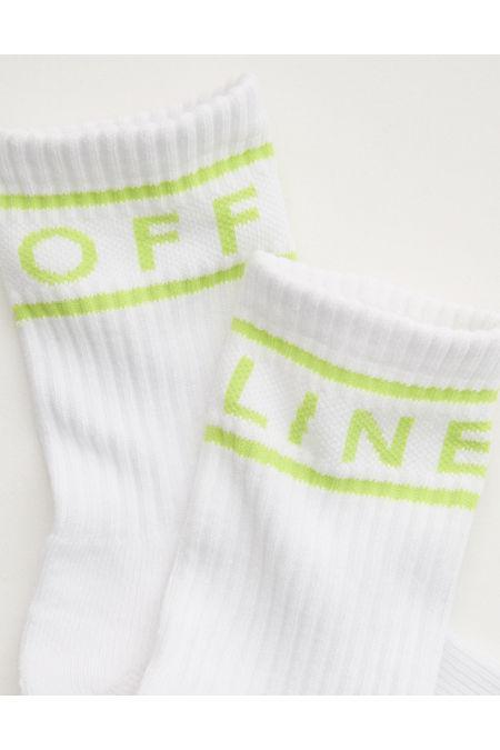 OFFLINE By Aerie Mesh Crew Socks Women's Product Image