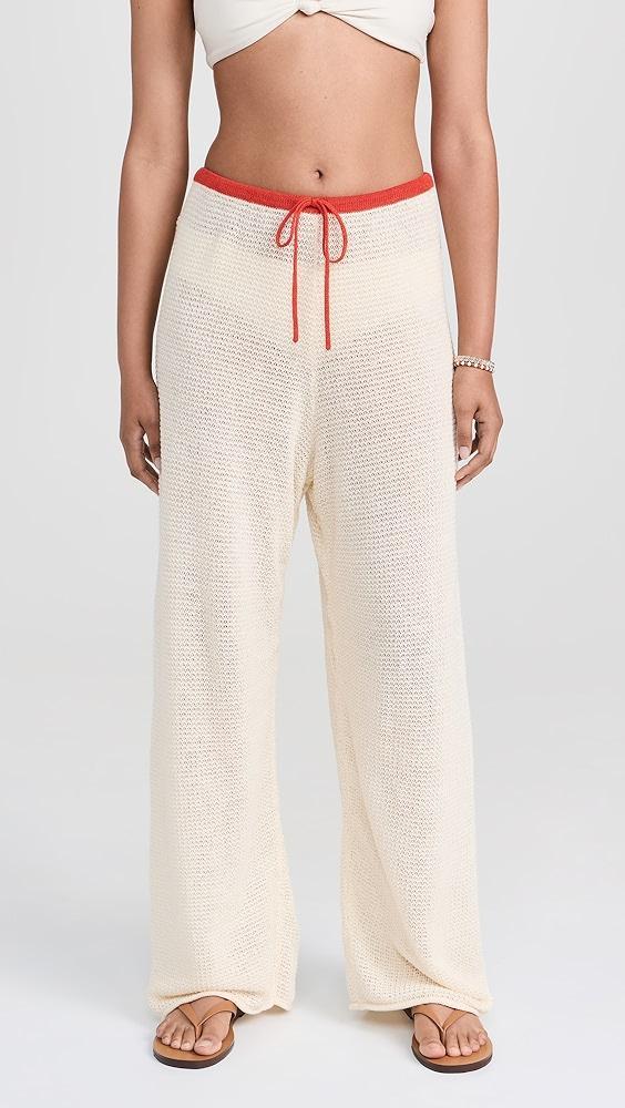 Onia Linen Knit Drawstring Pants | Shopbop Product Image