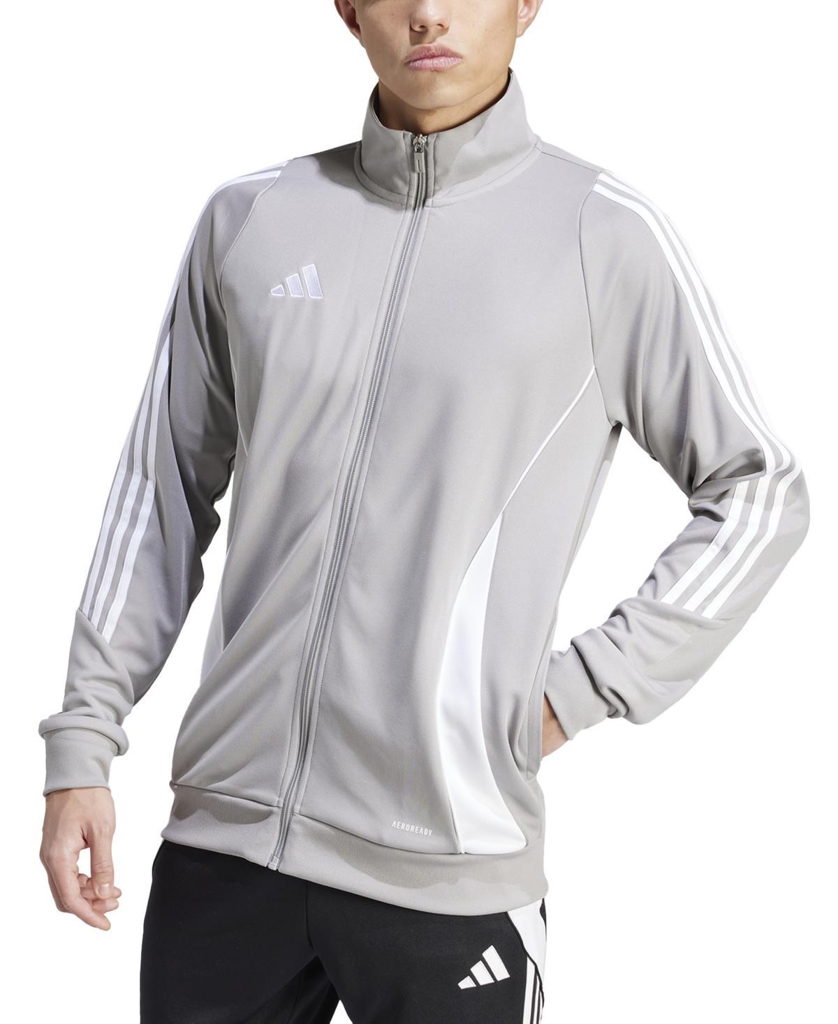 adidas Mens Tiro 24 Slim-Fit Performance 3-Stripes Track Jacket - Team Navy Product Image