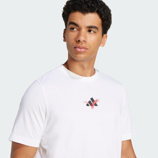 Tennis Happy 3 Balls Graphic Tee Product Image