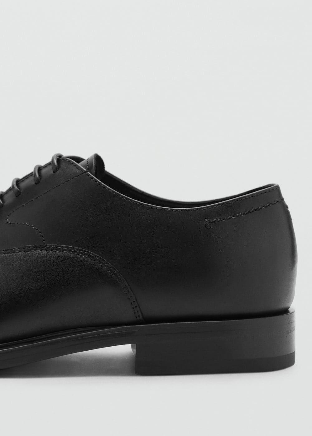 MANGO MAN - Leather suit shoes blackMen Product Image