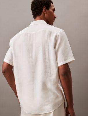 Textured Classic Button-Down Shirt Product Image