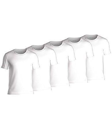 BOSS Mens 5-Packs Cotton Crewneck T-Shirts Product Image