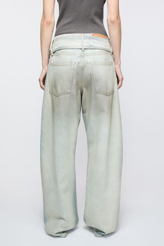 Coated denim trousers Product Image