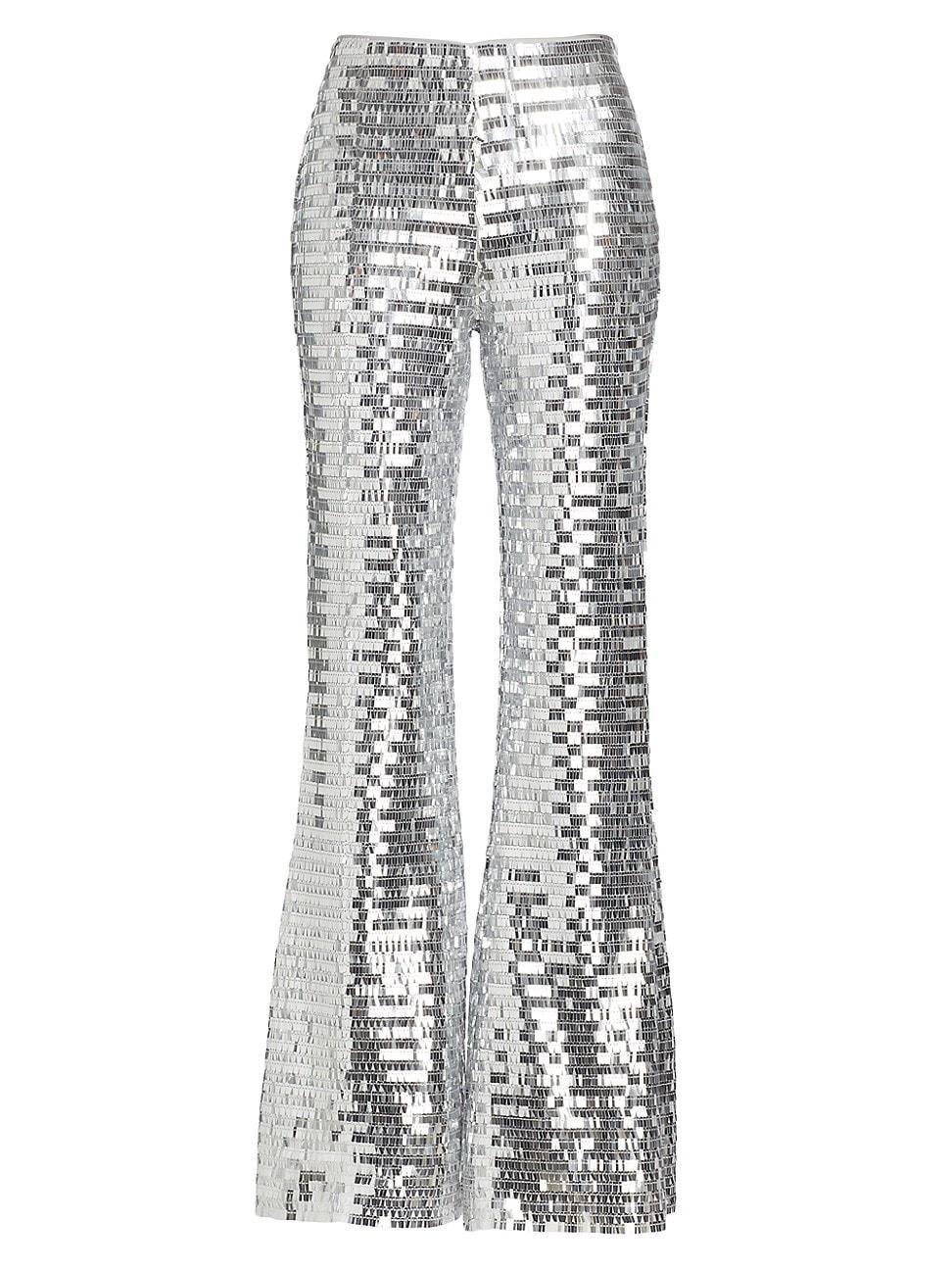 Womens Robo Sequin Mesh Pants Product Image