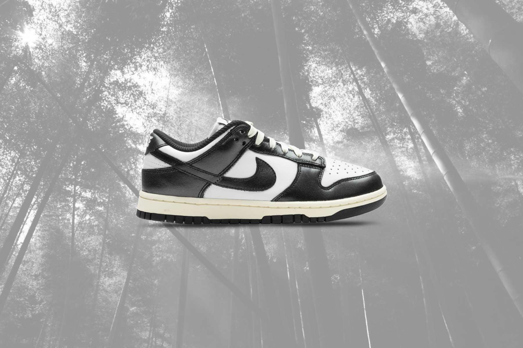 Women's Dunk Low 'Vintage Panda' - White/Black/Coconut Milk Female Product Image