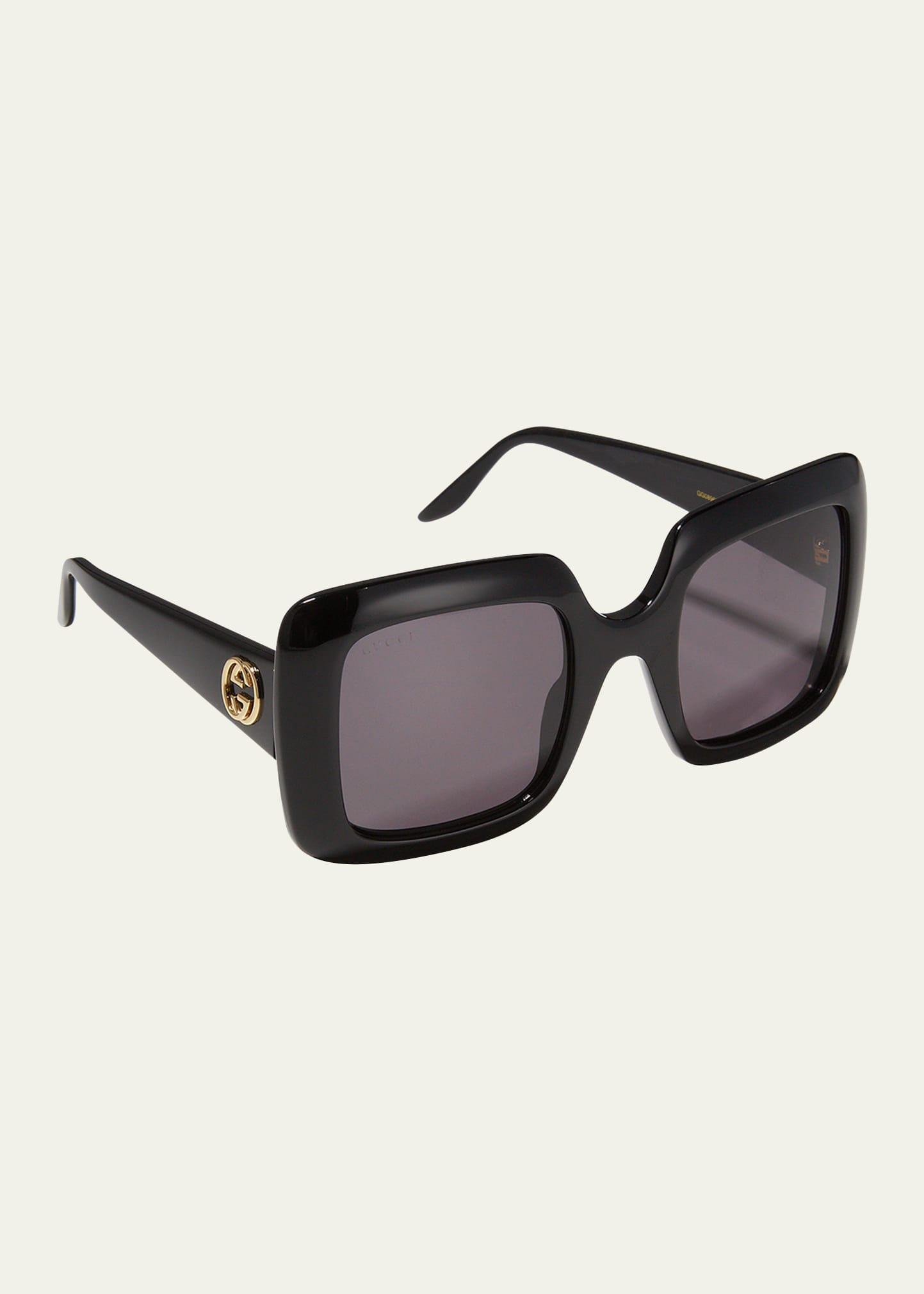 Womens 52MM Rectangular Squared Sunglasses Product Image