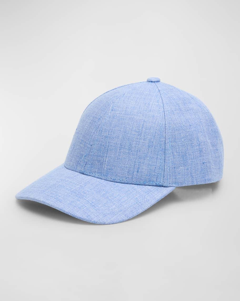 Mens Linen Baseball Cap Product Image