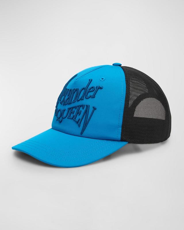 Mens Warped Logo Trucker Hat Product Image