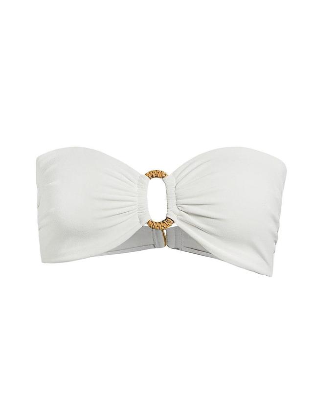 Womens Margot Raffia O-Ring Bandeau Top Product Image